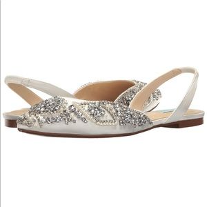 Lightly used Blue by Betsey Johnson flats.